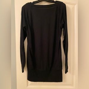 Nike, S, black long sleeve CYA boatneck tee.